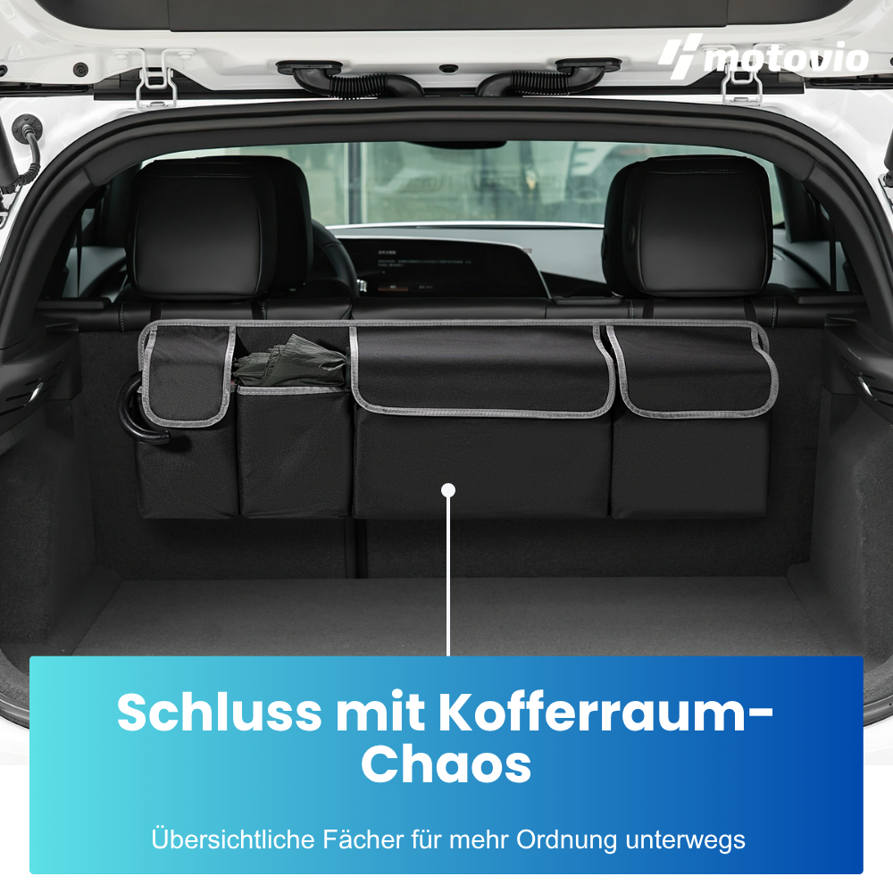Rücksitz-Hänge-Organizer – Mehr Platz & Ordnung im Kofferraum