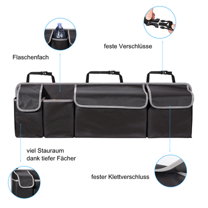 Rücksitz-Hänge-Organizer – Mehr Platz & Ordnung im Kofferraum
