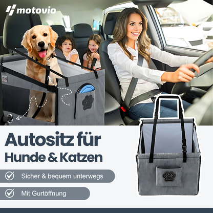 Autositz für Hunde & Katzen – Sauber & sicher reisen