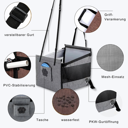 Autositz für Hunde & Katzen – Sauber & sicher reisen