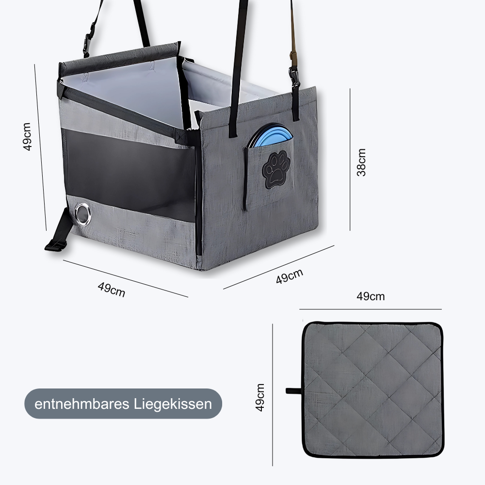 Autositz für Hunde & Katzen – Sauber & sicher reisen